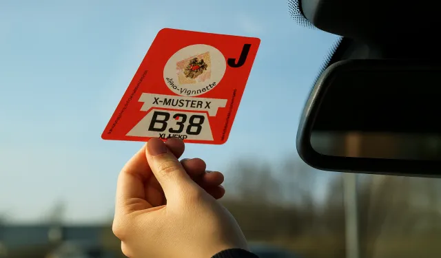 Avusturya’da araç camına yapıştırılan vinyetler kullanımdan kaldırılıyor