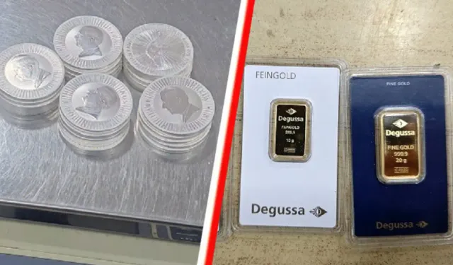 Sırbistan sınırında altın külçeleri ve gümüş sikkeler ele geçirildi