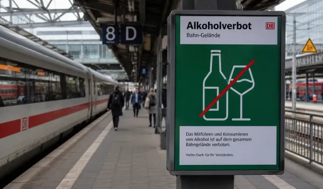 Almanya'da 5 bin 400 tren istasyonunda alkol tüketimi yasaklandı