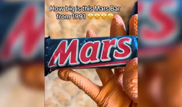 35 yıllık Mars çikolatası bulundu: Eski ve yeni arasındaki fark şaşırttı