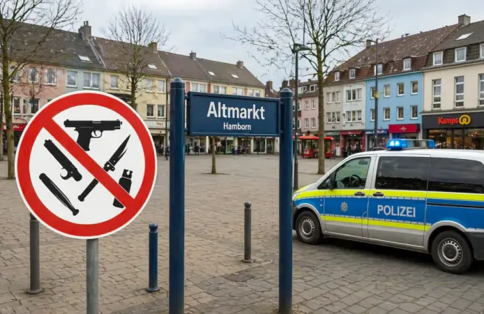 Duisburg’da bir bölgede bıçak taşıma yasağı getirildi