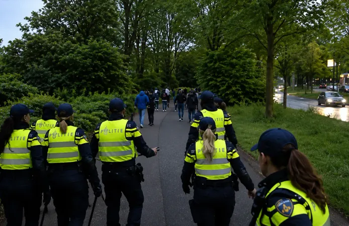 Hollanda’daki sığınmacı protestolarında 30 kişi gözaltına alındı