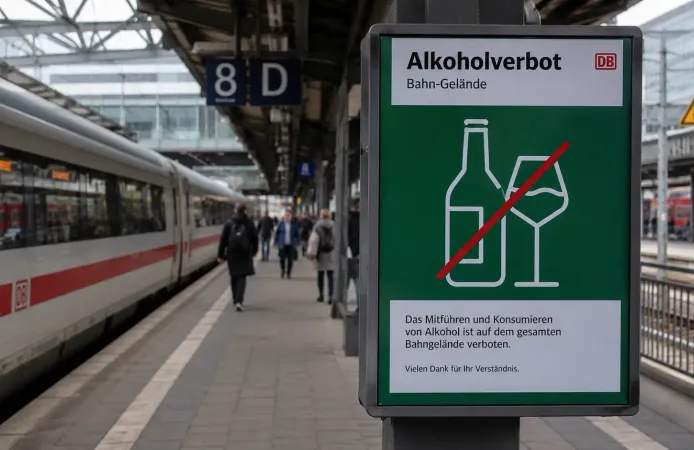 Almanya'da 5 bin 400 tren istasyonunda alkol tüketimi yasaklandı