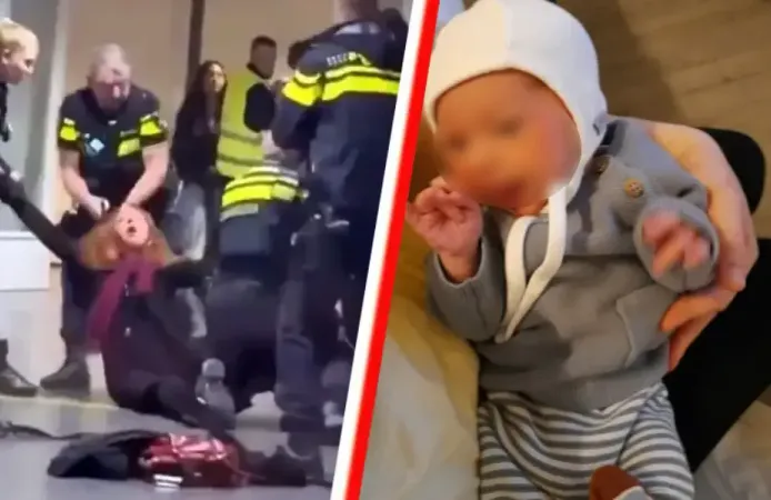 Hollanda'daki polis müdahalesiyle gündeme gelen Filistinli çiftin bebeği aileden alındı