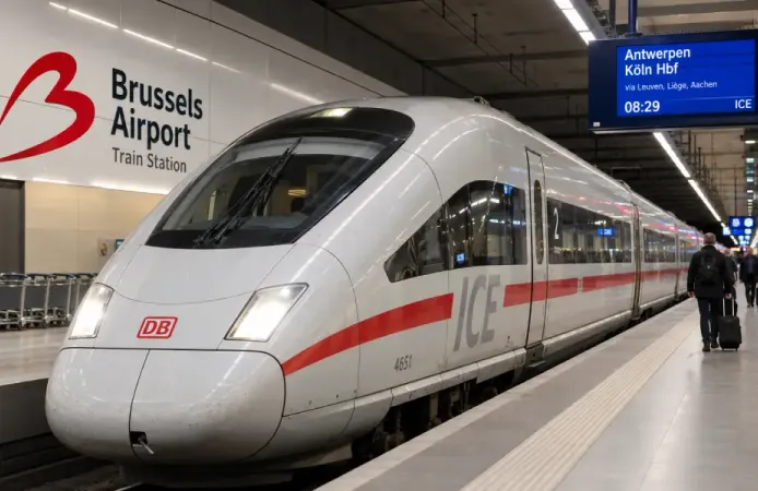 Köln-Brüksel Havalimanı hızlı tren seferleri başladı
