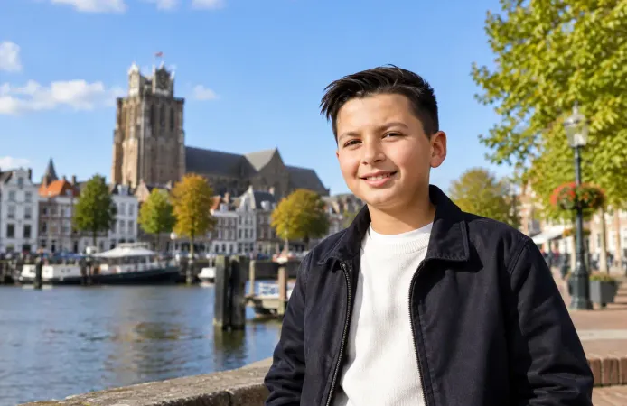 Hollanda’da 11 yaşındaki Oğuzhan Dordrecht’in yeni çocuk belediye başkanı oldu