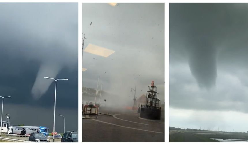 Hollanda’nın Zeeland bölgesinde tornado: 1 Kişi öldü, en az 10 kişi yaralandı!