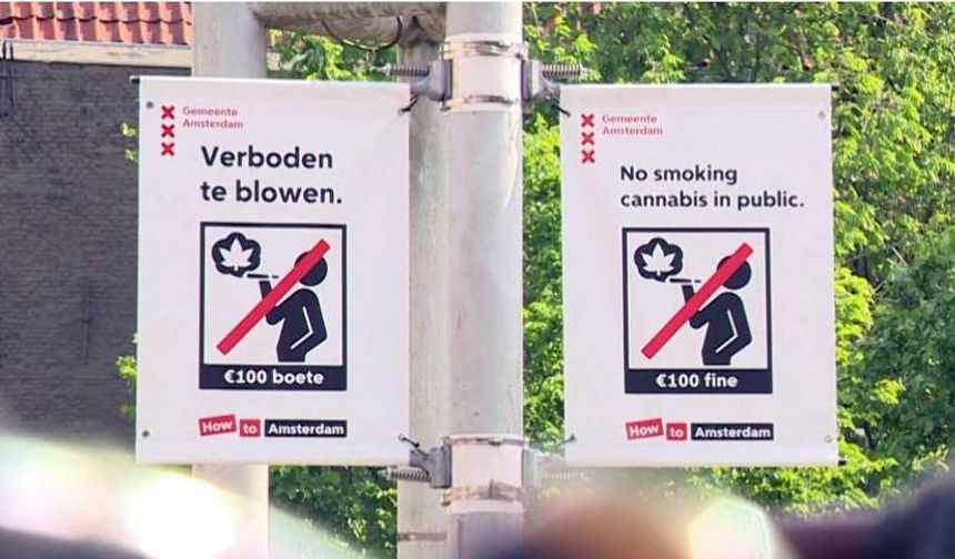 Amsterdam’ın merkezinde esrar içmek yasaklandı: Cezası 100 euro