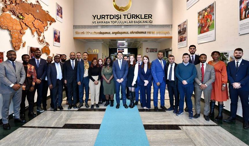 Dünyanın dört bir yanından diplomatlar YTB’nin Katip Programı'nda Türkçe öğreniyor