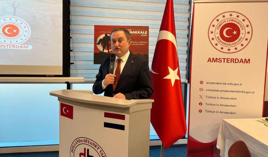Çanakkale Zaferi ve İstiklal Marşı’nın Kabulü Utrecht’te anıldı
