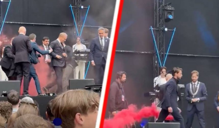 Hollanda’da özgürlük festivalinde sis bombalı protesto