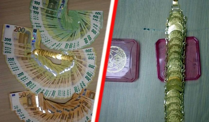 Sırbistan gümrüğünde 55 bin euro değerinde para ve altın yakalandı