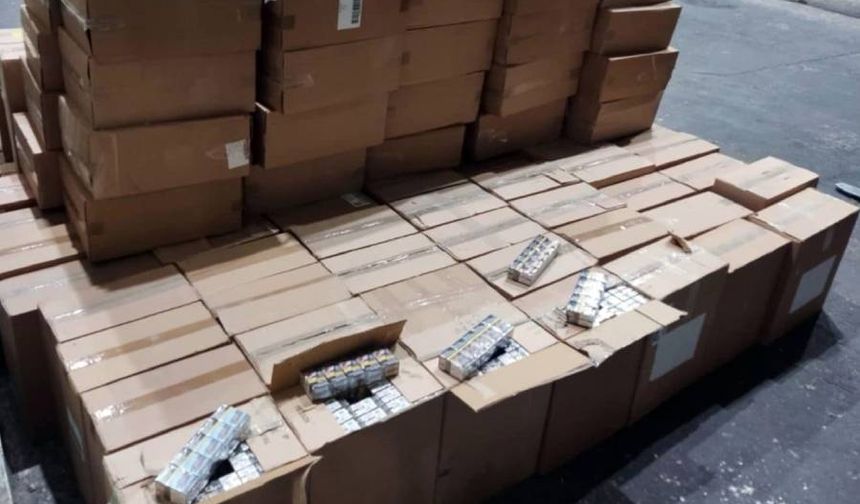 Hollanda’ya gelen Türk aracında 47 bin paket kaçak sigara yakalandı
