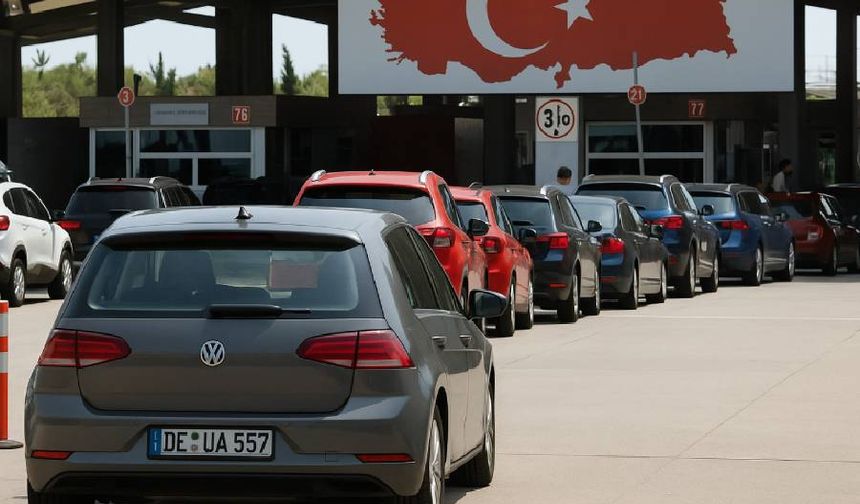 Kapıkule’den üç haftada 620 bin gurbetçi geçti