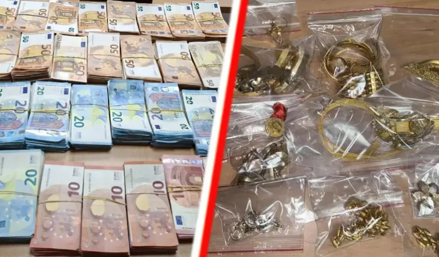 Bulgaristan sınırında 100 bin euro ve yarım kilo altın ele geçirildi