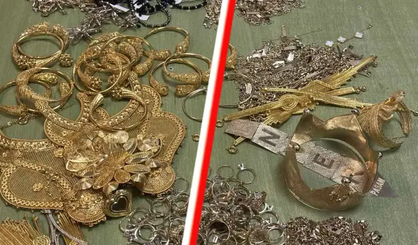 Bulgaristan sınırında yoğurt kovasında 114 bin euroluk altın ele geçirildi