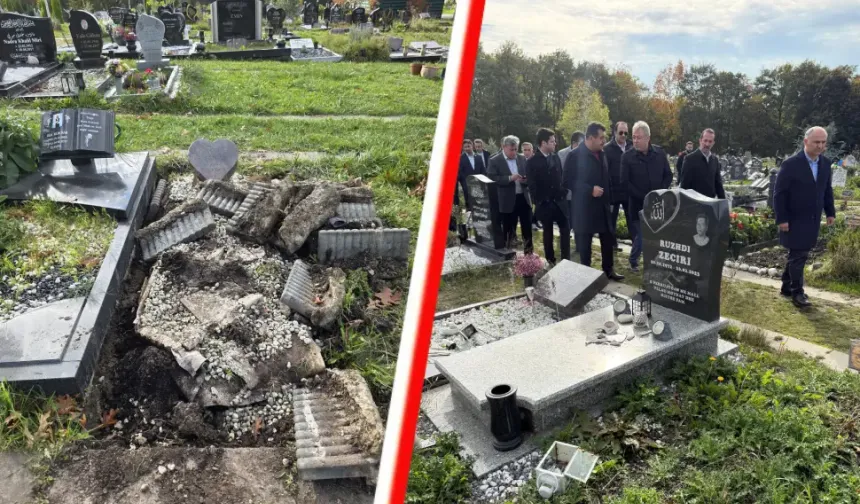 Almanya’da Müslüman mezarlığına saldırı düzenlendi