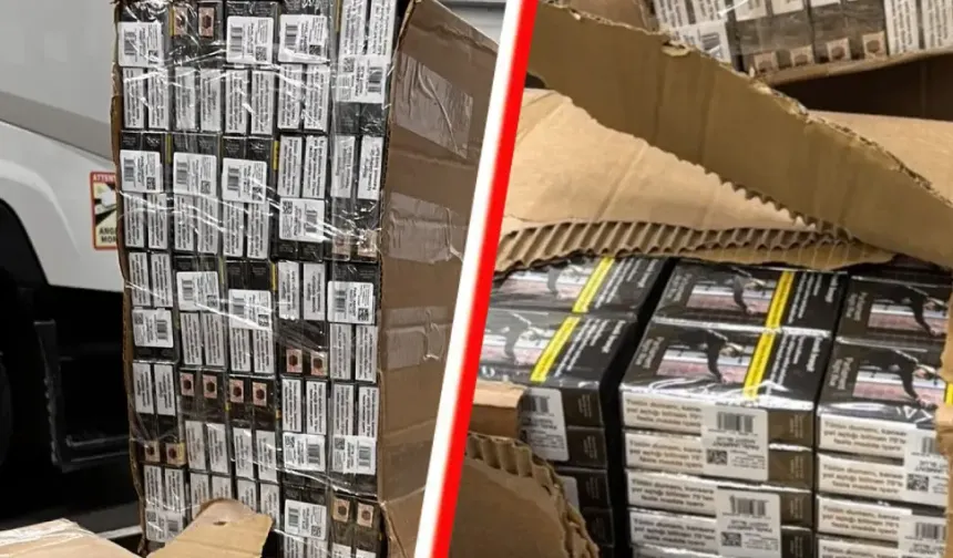 Bulgaristan’da Türkiye’den gelen araçta 13 bin paket sigara ele geçirildi