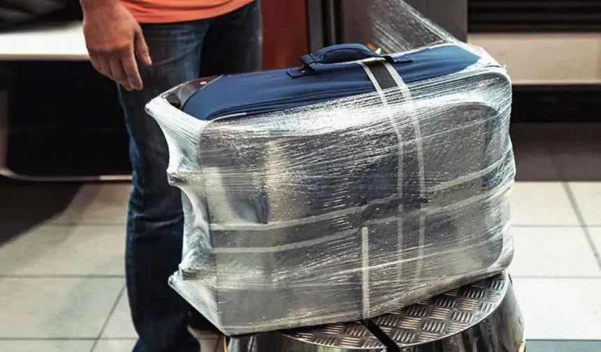 Havalimanlarında streçle valiz kaplamaya yasak geliyor
