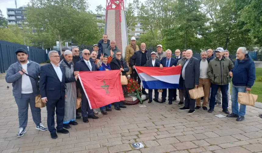 Zeeland’ın kurtuluşunda rol alan Faslı askerler Rotterdam’da anıldı