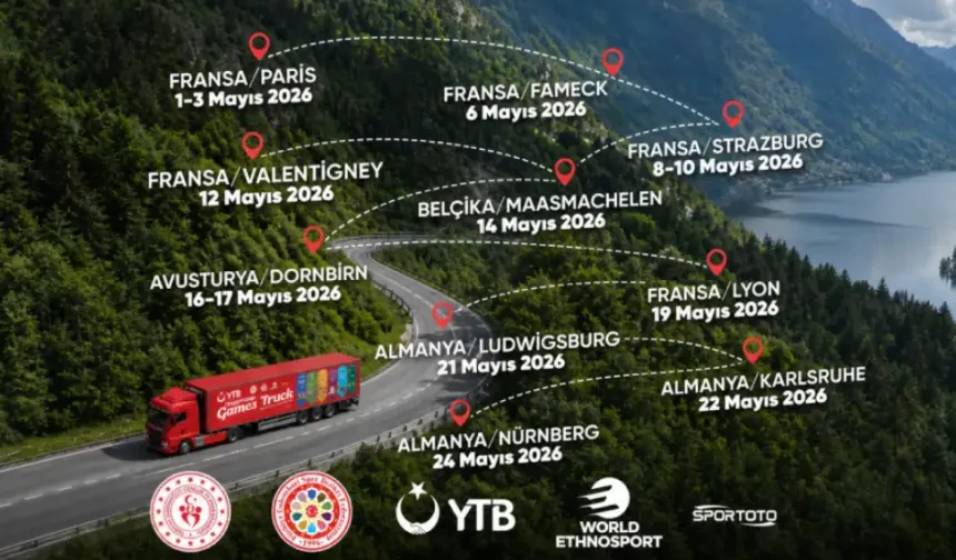 Geleneksel Oyunlar Tırı Avrupa yolunda