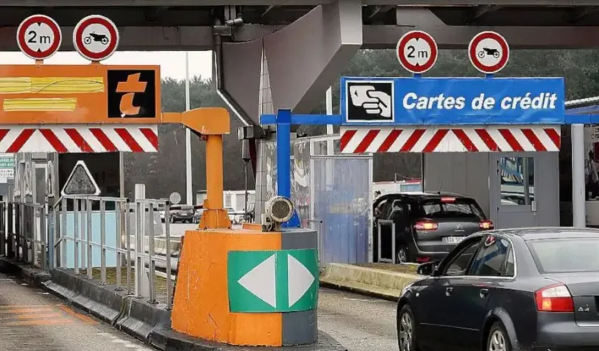 Fransa'da otoyol gişelerinden aylarca kaçak geçen sürücüye 9 bin euro ceza