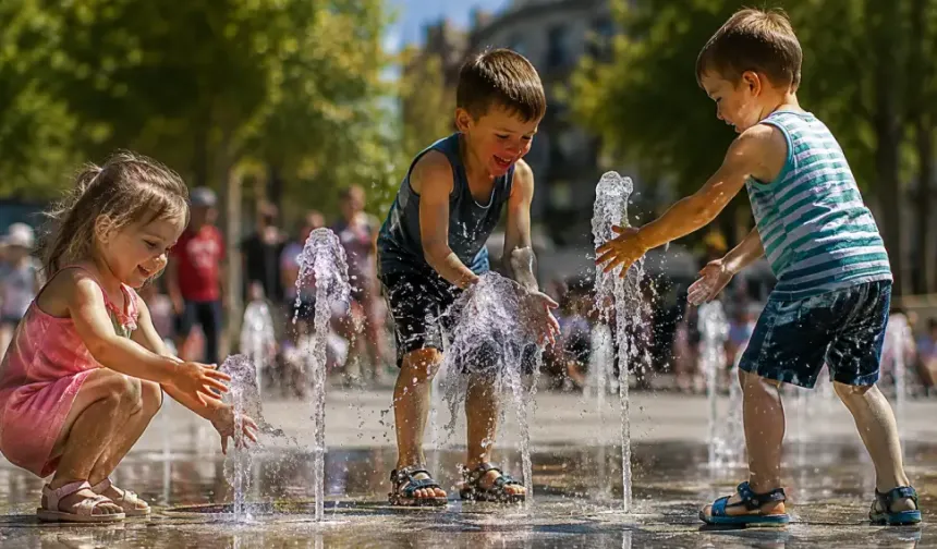 Fransa'da 42 dereceyi bulan sıcaklıklar nedeniyle okullar tatil edildi