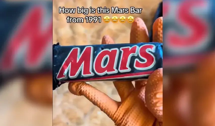 35 yıllık Mars çikolatası bulundu: Eski ve yeni arasındaki fark şaşırttı