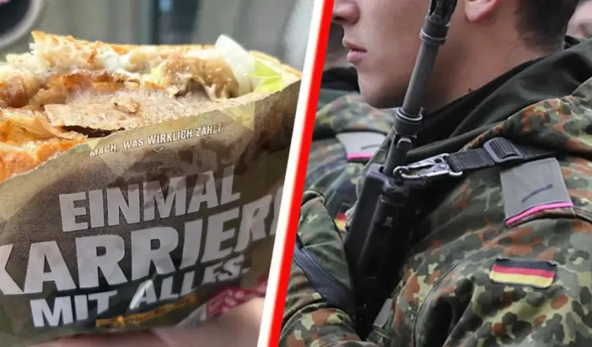 Alman ordusu asker bulmak için dönercilere reklam verdi