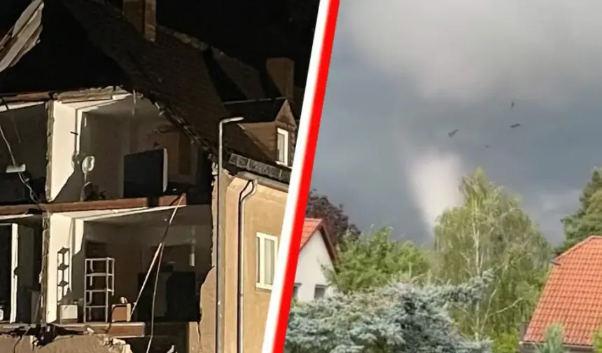 Almanya'da şiddetli fırtına ve hortumda bir kişi öldü, bir kişi ağır yaralandı