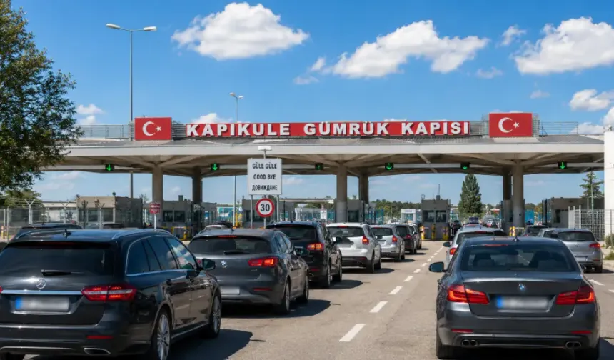 Almanya’dan Türkiye’ye giden gurbetçi aile Kapıkule'de ruhsat kabusu yaşadı