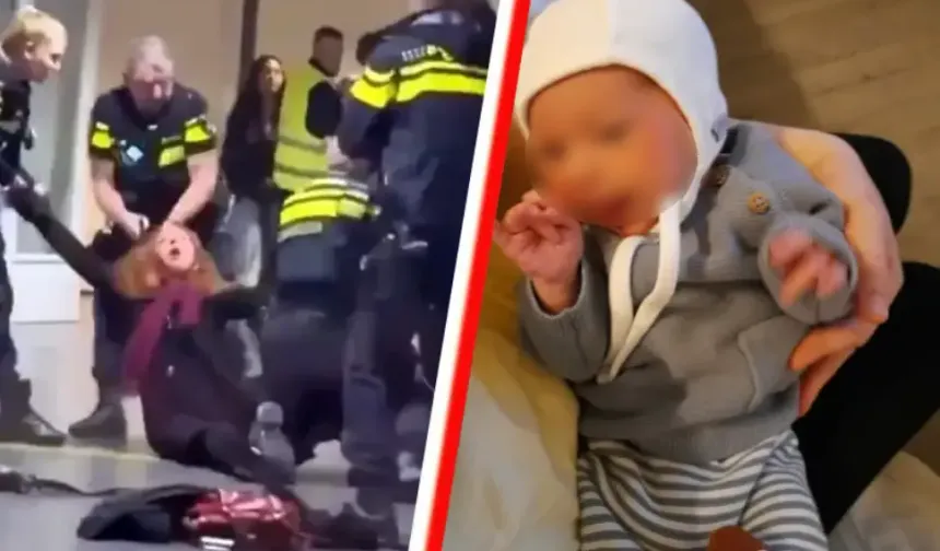 Hollanda'daki polis müdahalesiyle gündeme gelen Filistinli çiftin bebeği aileden alındı