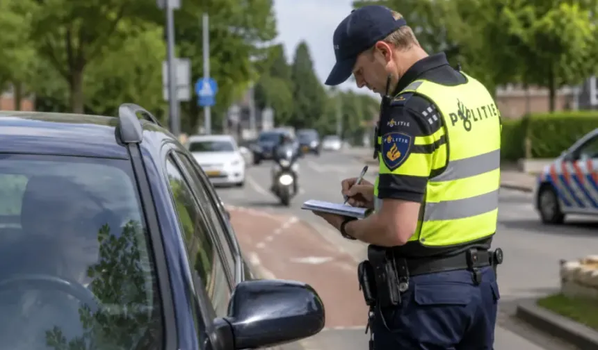 Hollanda’da direksiyon başında yapılan bu hatanın cezası 450 euro