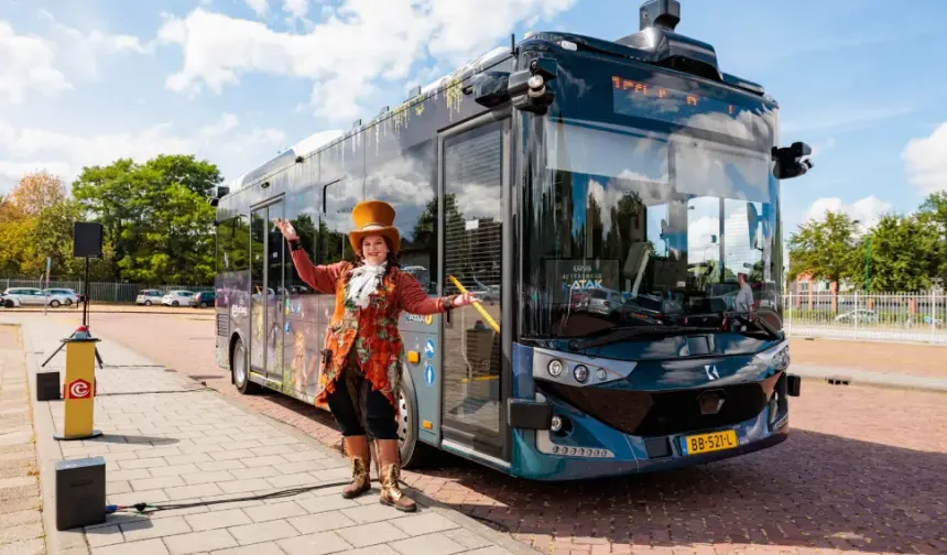 Karsan’ın otonom aracı Rotterdam Havalimanı’ndan sonra Efteling’de