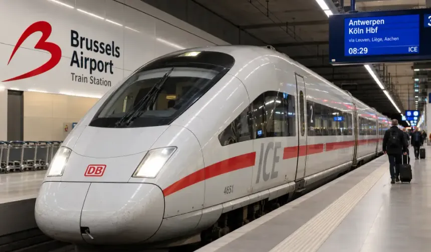 Köln-Brüksel Havalimanı hızlı tren seferleri başladı