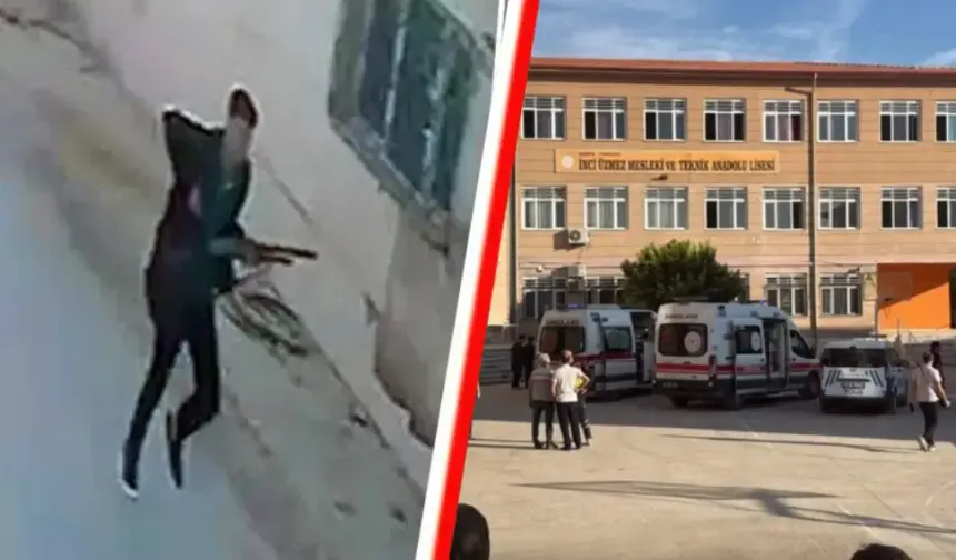 Manisa’da lise önünde silahlı saldırı: 2’si ağır 11 öğrenci yaralandı