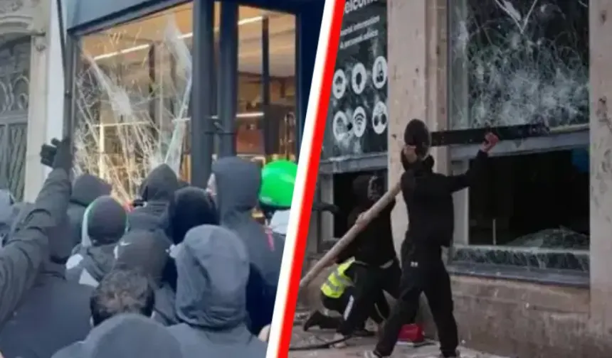 Fransa'da protestolar şiddete dönüştü, Macron olayları sert dille kınadı