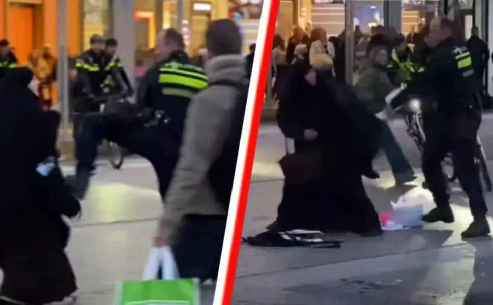 Utrecht’teki gözaltıda kadına tekme atan polise ceza verilmeyecek