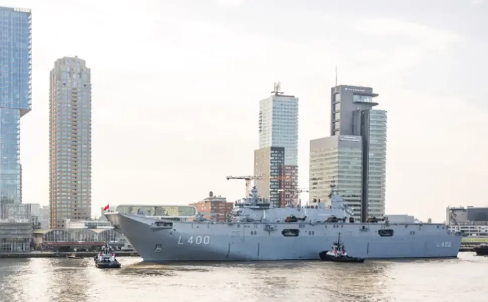 Türk Deniz Kuvvetleri’ne ait dört savaş gemisi Rotterdam'da