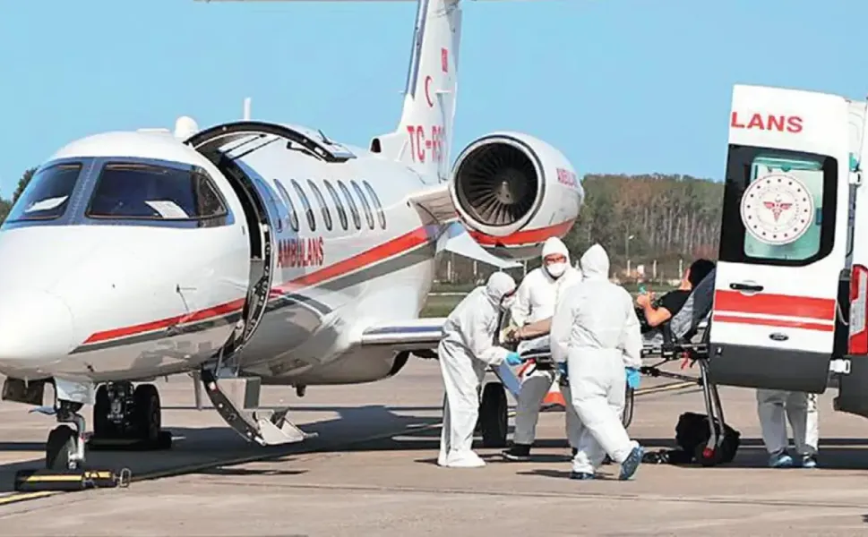 Hollanda'da sigorta şirketi Türkiye'den ambulans uçakla nakledilen hastanın masrafını karşılamadı