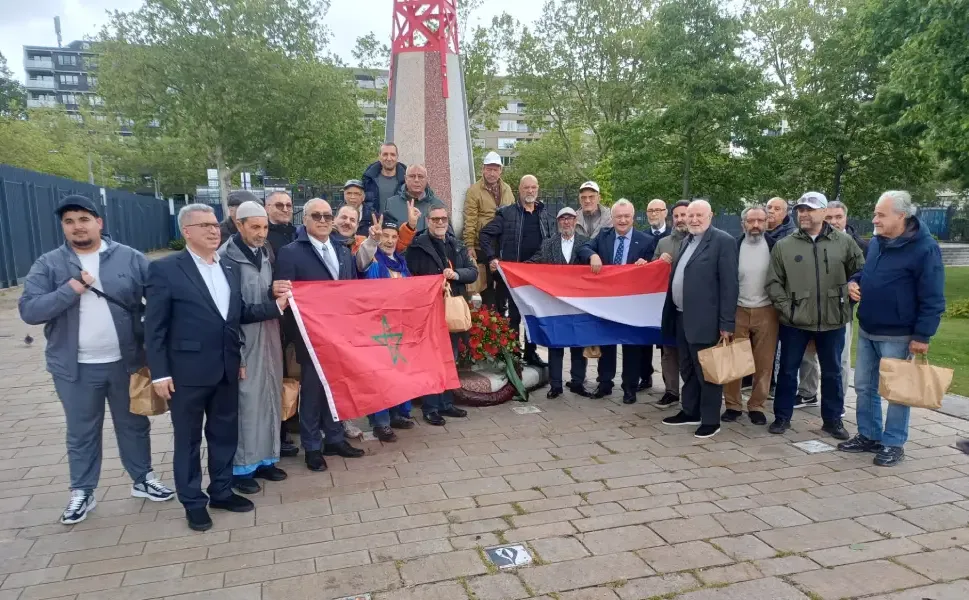 Zeeland’ın kurtuluşunda rol alan Faslı askerler Rotterdam’da anıldı