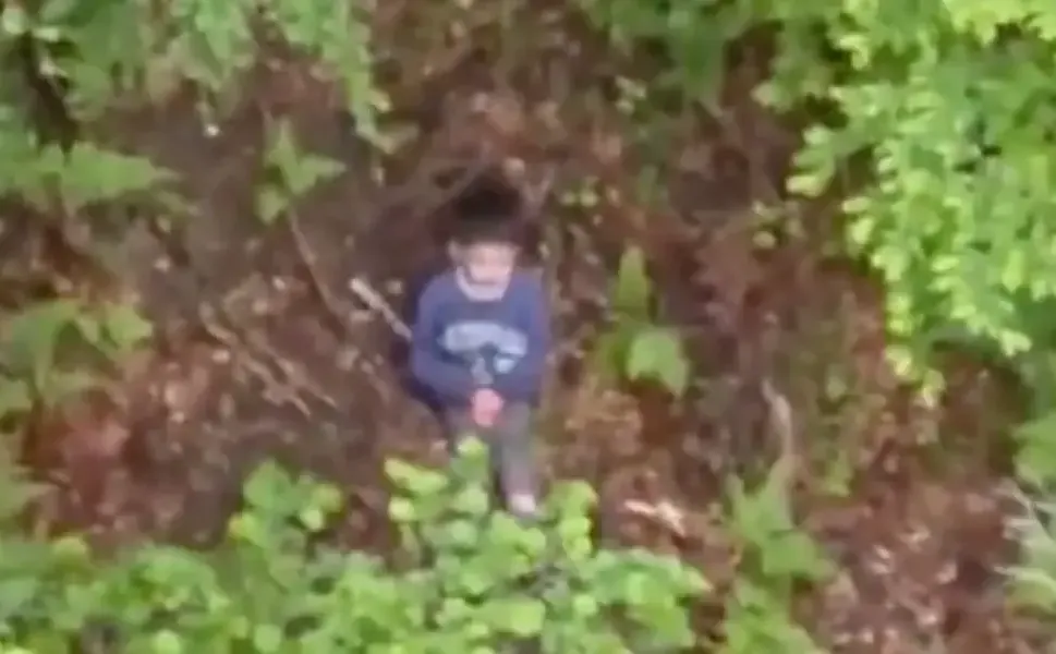 Ayıların yaşadığı ormanda kaybolan küçük çocuk 3 gün sonra sağ bulundu