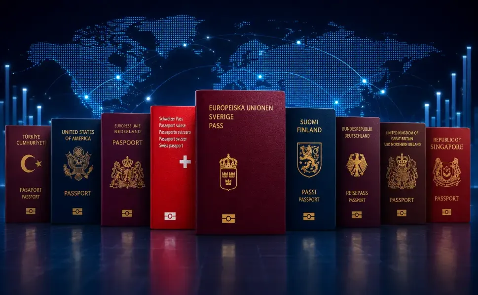 Dünyanın en güçlü pasaportları açıklandı: Almanya ve Hollanda ilk 5'te