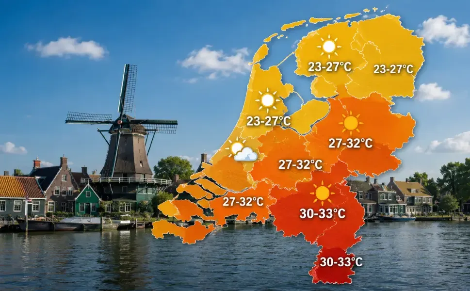 Hollanda'da bu hafta sıcaklıklar 33 dereceyi bulacak