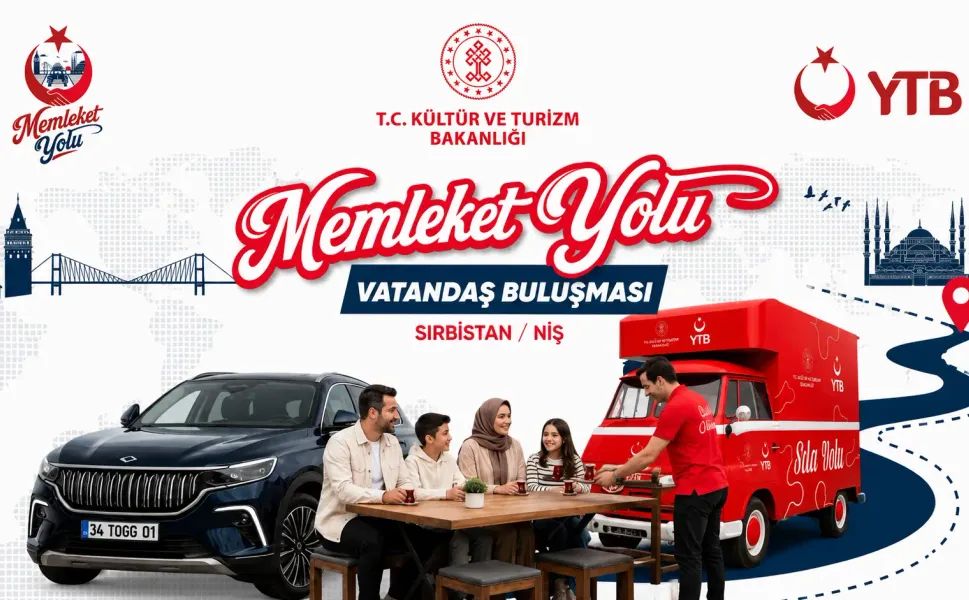 YTB'den gurbetçilere Niş'te Memleket Yolu buluşması çağrısı
