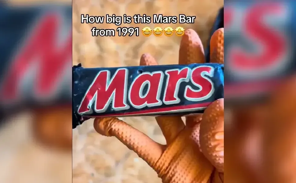 35 yıllık Mars çikolatası bulundu: Eski ve yeni arasındaki fark şaşırttı