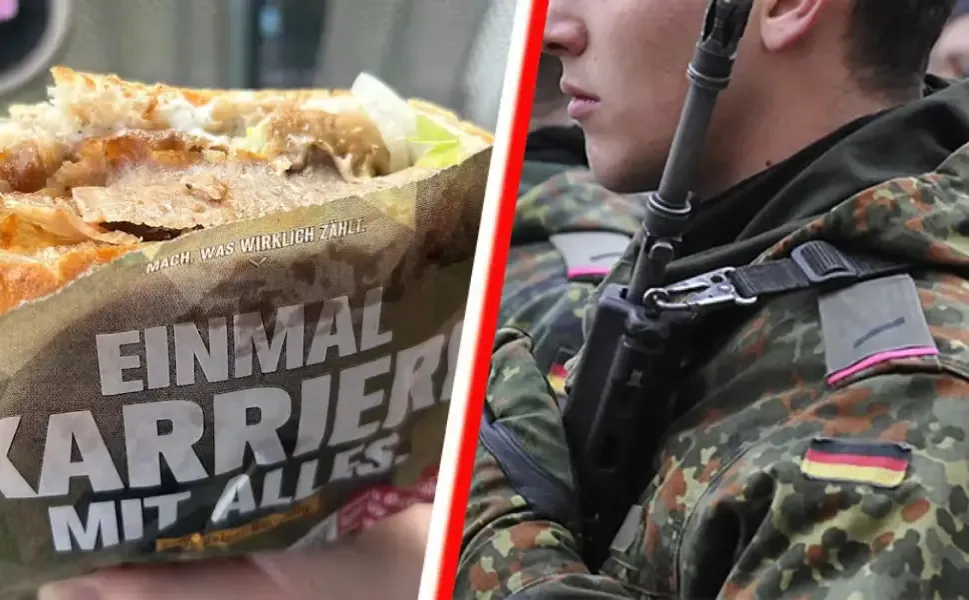 Alman ordusu asker bulmak için dönercilere reklam verdi
