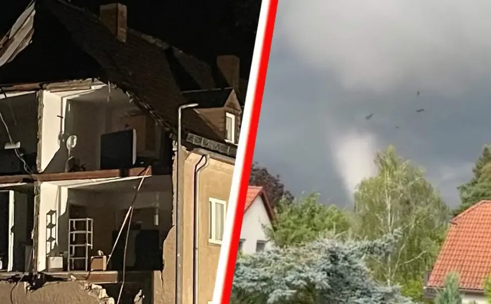 Almanya'da şiddetli fırtına ve hortumda bir kişi öldü, bir kişi ağır yaralandı