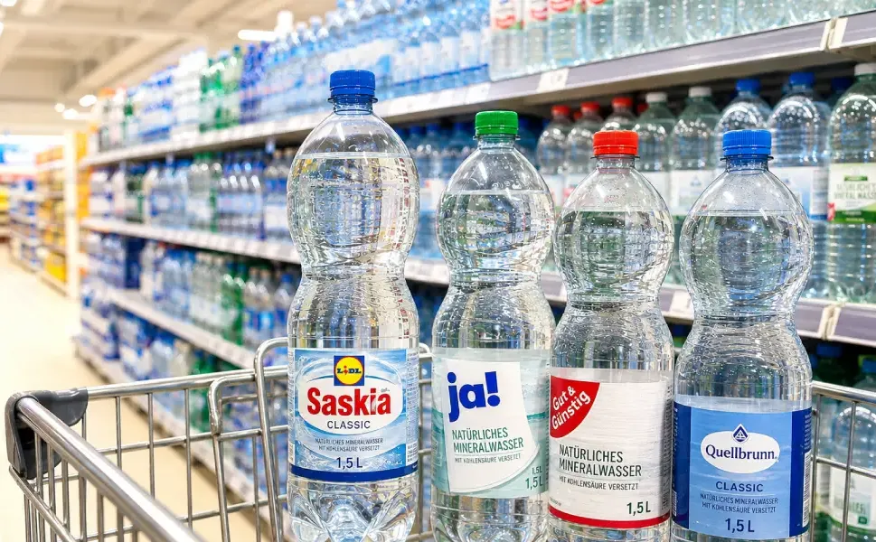 Almanya'da maden suyu testinde Lidl'ın 19 centlik markası birinci çıktı