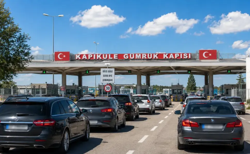 Almanya’dan Türkiye’ye giden gurbetçi aile Kapıkule'de ruhsat kabusu yaşadı